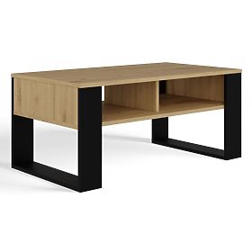 Coffee Table Modern 2P ARTISAN BLACK