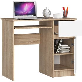 COMPUTER DESK PIKSEL SONOMA / WHITE - RIGHT