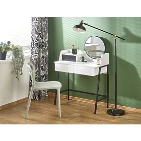 Console Table AGNES White/Black (1p=1pc)