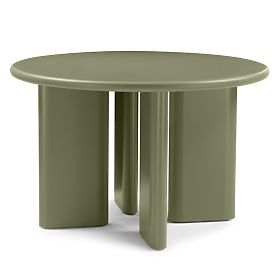 Dining Table Poem 120 cm, Round, Olive, Matte