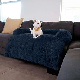 DOG BED FOR SOFA PJ-021 DARK BLUE M, PuppyJoy