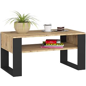 DOMI COFFEE TABLE ARTISAN OAK / BLACK