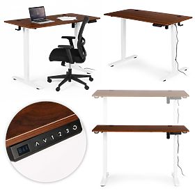 Electric Adjustable Desk 120x60 cm, Height Adjustment 72-117 cm ModernHome, MODERNHOME