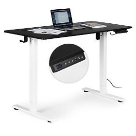 Electric Height Adjustable Desk 120x60 cm, Height 72-117 cm ModernHome, MODERNHOME