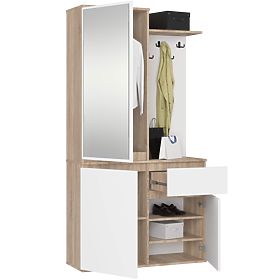 ENTRO PK HALLWAY SET OAK SONOMA / WHITE
