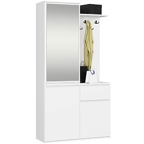 ENTRO PK WHITE HALLWAY SET