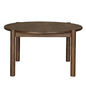 Extendable Dining Table Bruna, 137-187 cm, Oval, Mocha Oak
