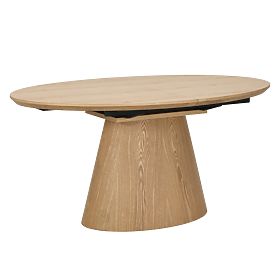 Extendable Table Solan 160-200 cm, Oval, Natural