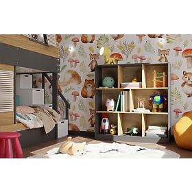 Fiesta 8P Shelf ANTHRACITE ARTISAN OAK