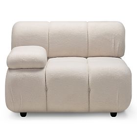 Fluf Big Left-Sided Module Light Beige, Boucle