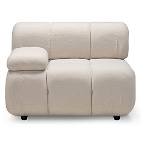 Fluf Big Left-Sided Module Light Beige, Boucle