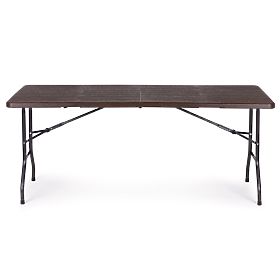 Folding Catering Banquet Garden Table 180 cm Brown ModernHome, MultiGarden