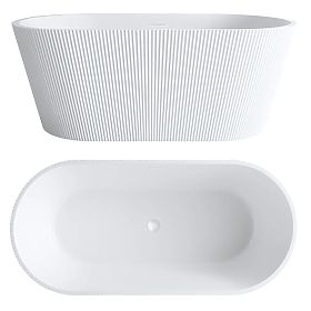 Freestanding Acrylic Bathtub OFELIA 170, Rea