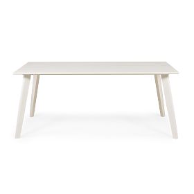 Garden Table Piretto 180 cm, Aluminum, White