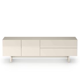 Glim TV Cabinet, Cashmere, Glossy