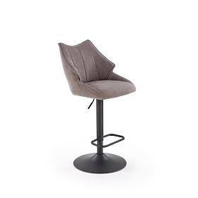 H122 bar stool legs - black, seat - gray (1p=2pcs)