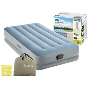 Inflatable Mattress for One Person 191x99x36 cm with Built-in Electric USB Pump Bed INTEX 641