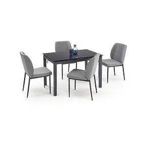 JASPER Table + 4 Chairs (3p=1pc), Halmar