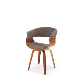 K545 Chair Gray / Walnut (1p=1pc)