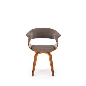 K545 Chair Gray / Walnut (1p=1pc)