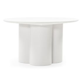 Lazaro Coffee Table 80 cm, Round, Gray-Beige