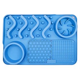 LICK MAT SLOW FEEDING BLUE