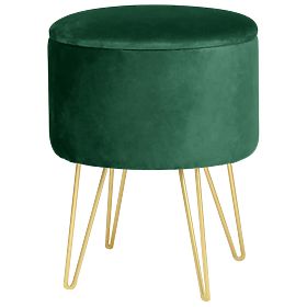 LILI OPENING POUF BOTTLE GREEN