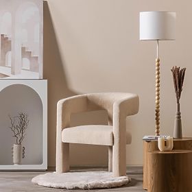 Lory Relaxation Chair, Boucle, Beige