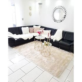 LOVE SHAGGY Carpet Model 93600 Cream, F.H.Kabis