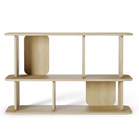 Low Shelf Tulumo, Rounded, Cremona Torro Oak