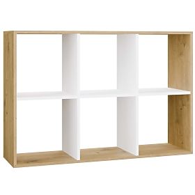 Malax 2X3 Shelf ARTISAN OAK WHITE