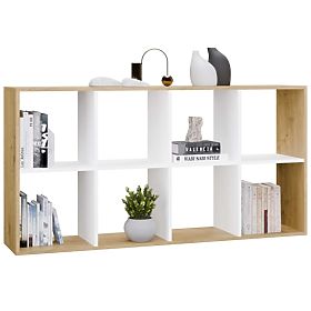 Malax 2X4 Shelf OAK ARTISAN WHITE