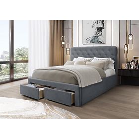 MARISOL 160 cm Bed Gray (4p=1pc), Halmar