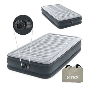 Mattress Bed 191x99 cm with Pump for 1 Person Comfort 67766ND