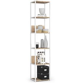 METAL SHELF LOFT 400 WHITE/SONOMA OAK