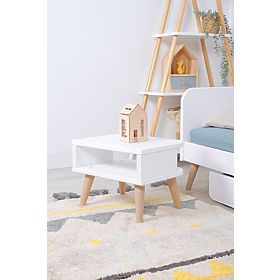 NELL bedside table - white