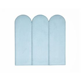 Obluček upholstered panel - baby blue