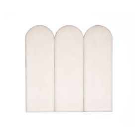 Obluček upholstered panel - cream