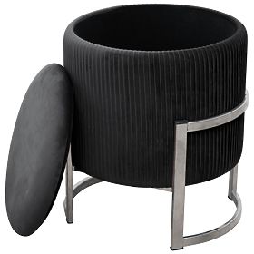 PORTO BLACK POUF