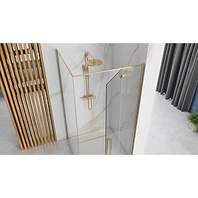 Rea Fargo 120x90 Gold Shower Enclosure