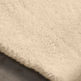 Rectangular Sable Rug, Wavy, Wool, Beige, Rug Size: 120x180