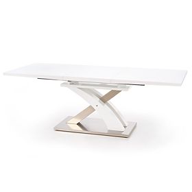 SANDOR extendable table white lacquered (3p=1pc)