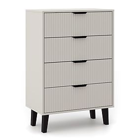Scandi 4S SLIM Chest of Drawers in Cashmere