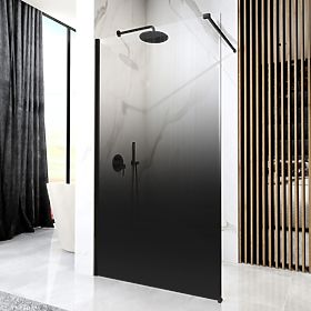 Shower Screen Rea Aero Ombre Black 110