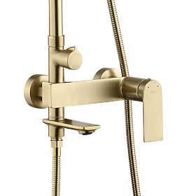 Shower Set REA STORM BRUSHED GOLD