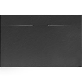 Shower Tray Bazalt Long Black 90x120