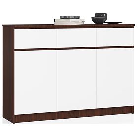 SIDEBOARD K140 3D 3SZ CLP WENGE / WHITE