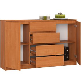 SIDEBOARD K160 2 DOORS 4 DRAWERS CLP PK ALDER