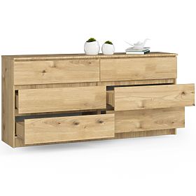 SIDEBOARD K160 6DR CLP OAK ARTISAN