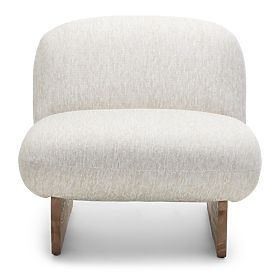 Silia Relaxation Chair Beige/Natural, Rounded Shapes